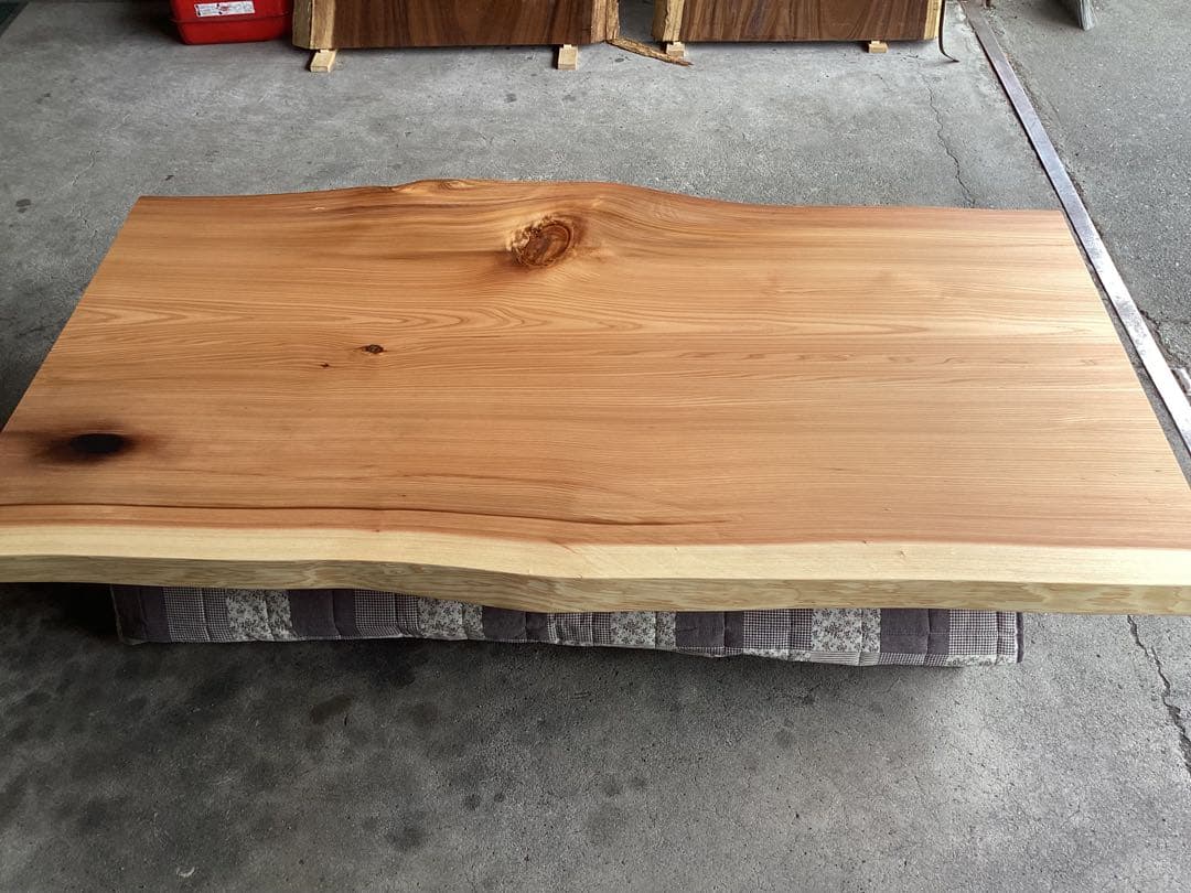 WSW　日光杉　一枚板テーブル　塗装済　天板のみ　杉　　1-3