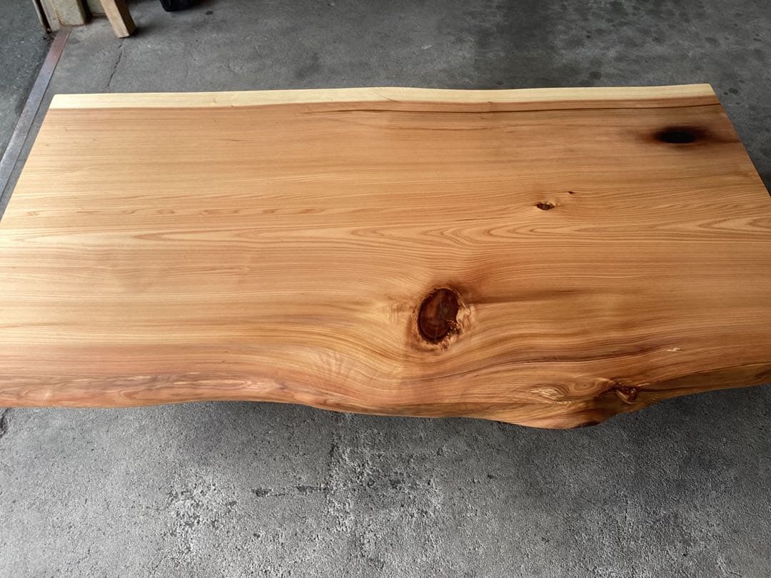 WSW　日光杉　一枚板テーブル　塗装済　天板のみ　杉　　1-3