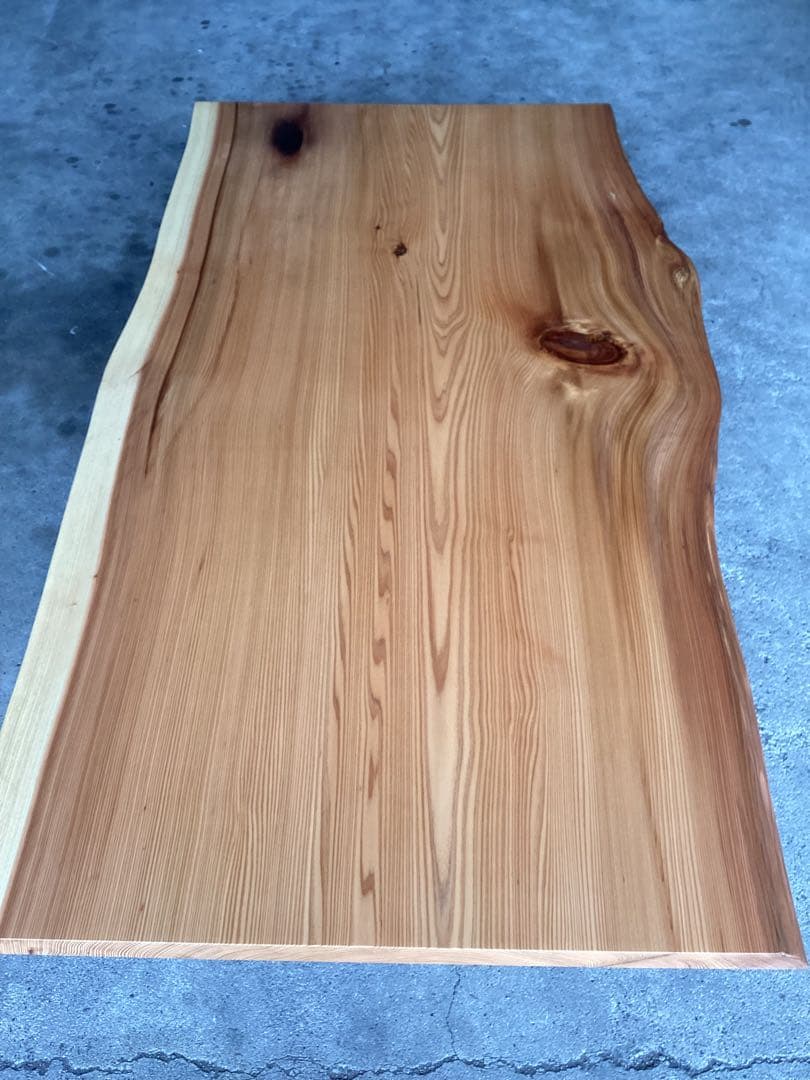 WSW　日光杉　一枚板テーブル　塗装済　天板のみ　杉　　1-3