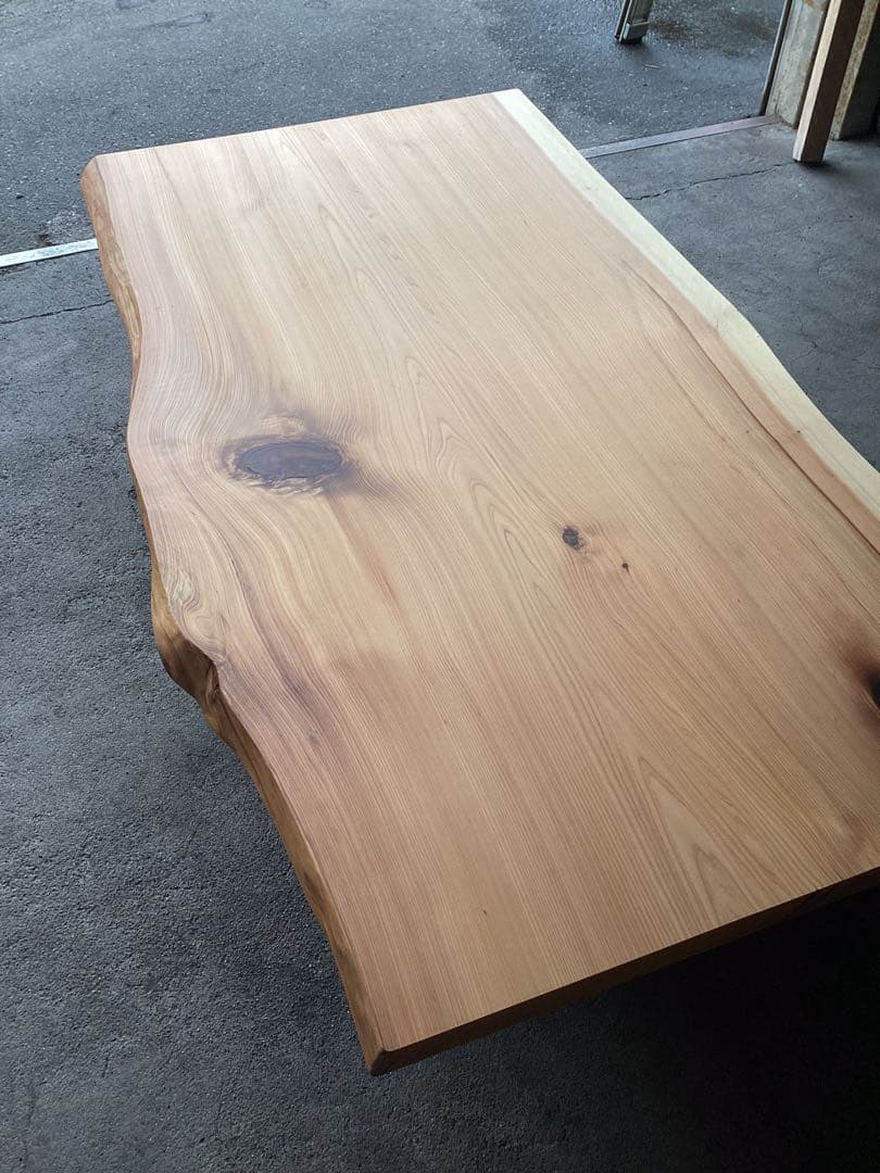 WSW　日光杉　一枚板テーブル　塗装済　天板のみ　杉　　1-3
