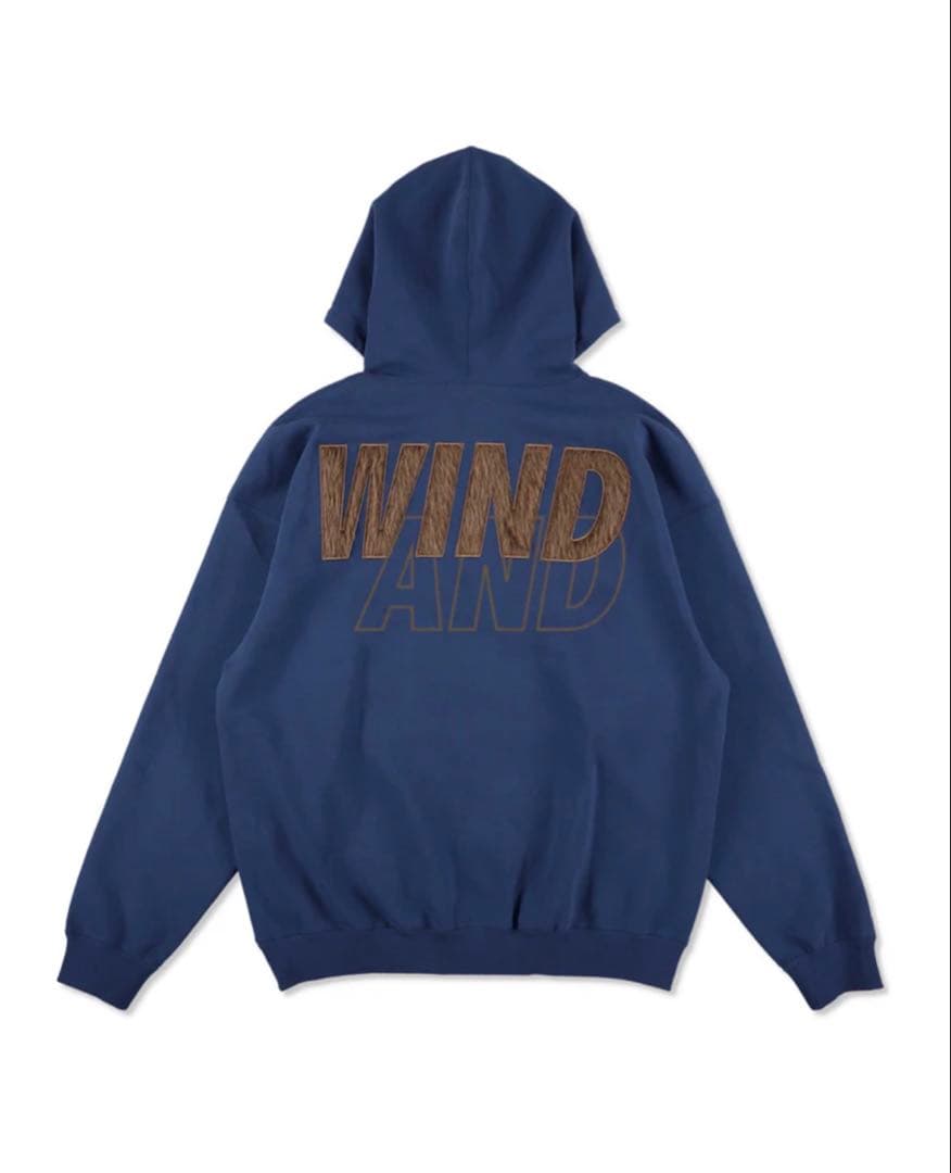 WIND AND SEA ネイビー パーカー