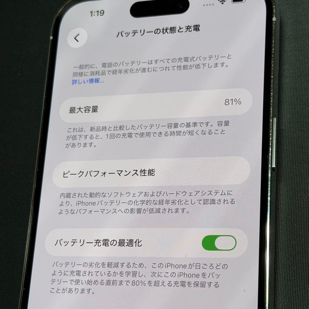 N*g様 画面アタリキズありApple iPhone 14 Pro Max 12