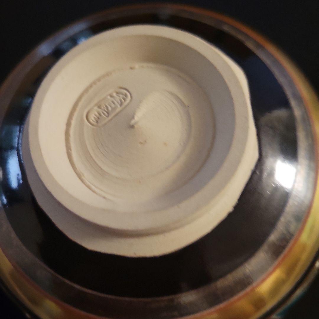 宮川香雲茶道具セット ３組松葉柄茶碗振り出し茶巾筒