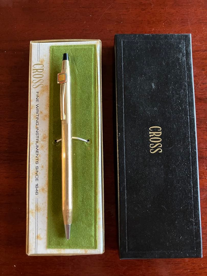 Cross 金メッキ 12KT ボールペン ビンテージ 箱付き