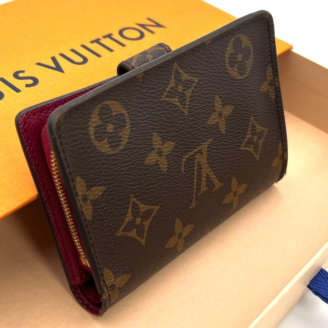 【美品】ルイヴィトン モノグラム ポルトフォイユ ジュリエット 二つ折り財布