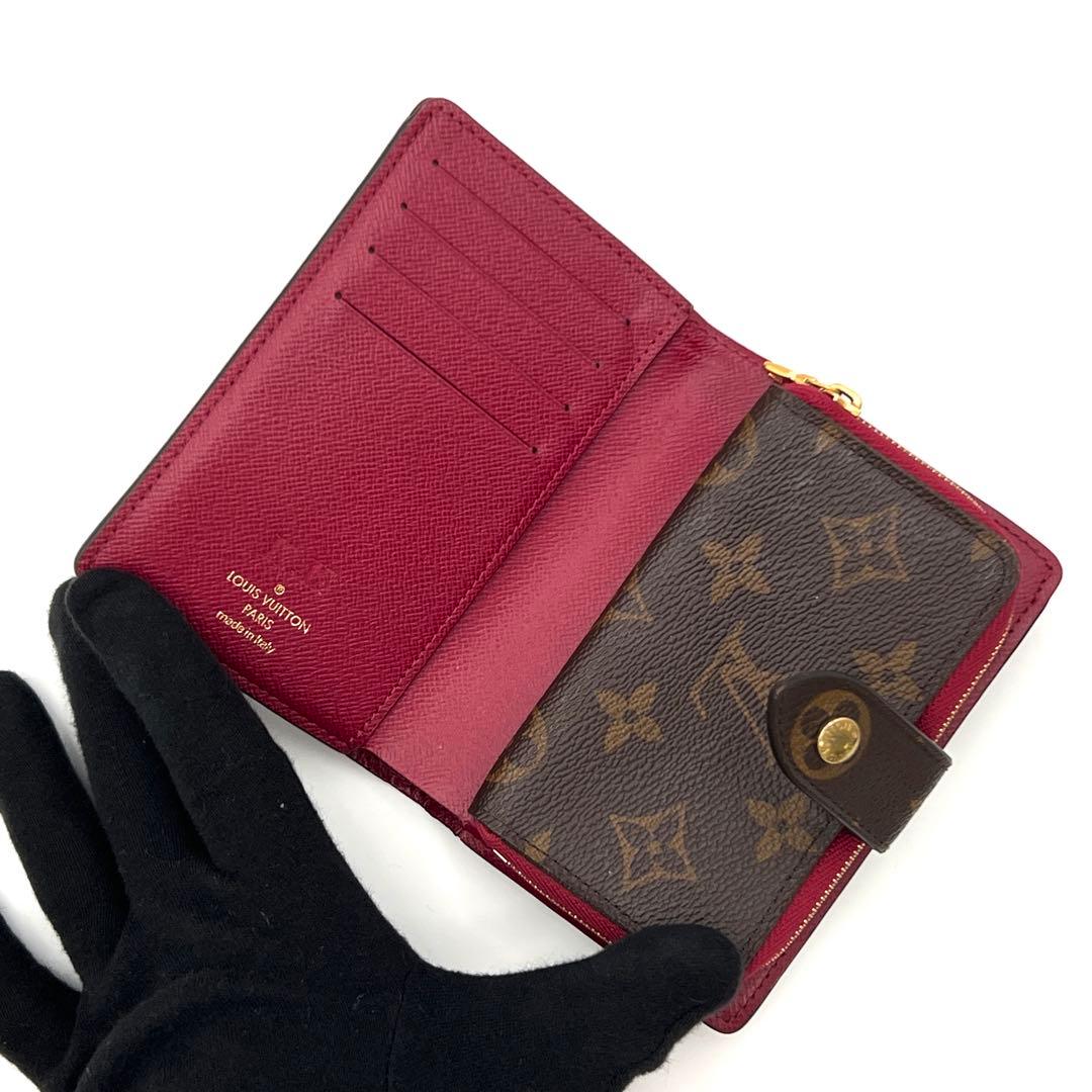 【美品】ルイヴィトン モノグラム ポルトフォイユ ジュリエット 二つ折り財布