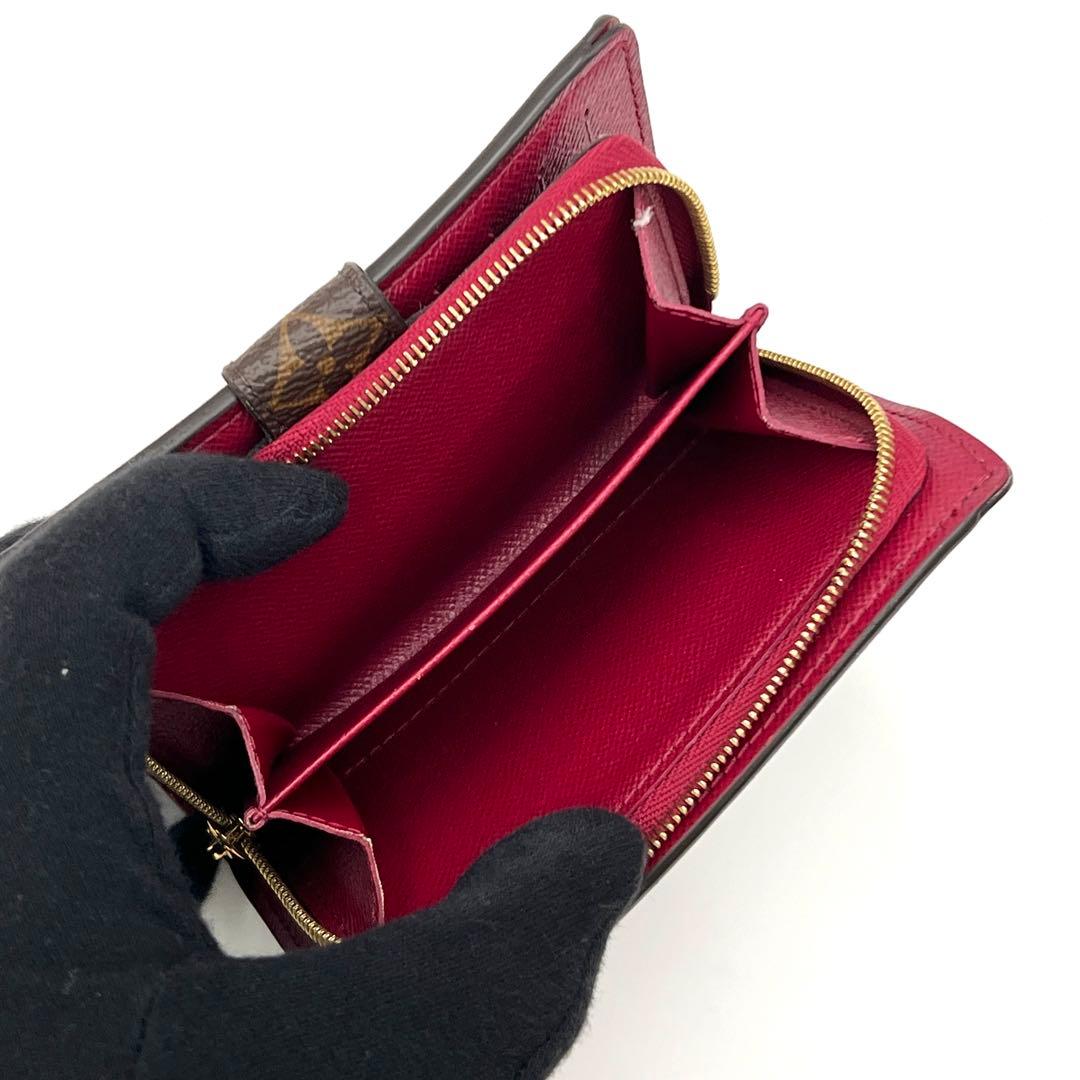 【美品】ルイヴィトン モノグラム ポルトフォイユ ジュリエット 二つ折り財布