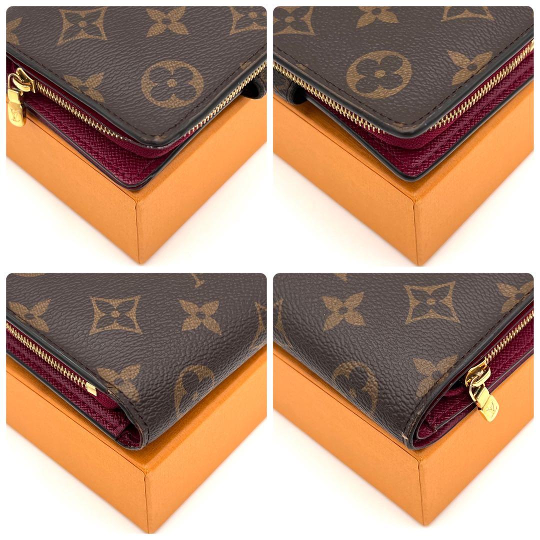 【美品】ルイヴィトン モノグラム ポルトフォイユ ジュリエット 二つ折り財布