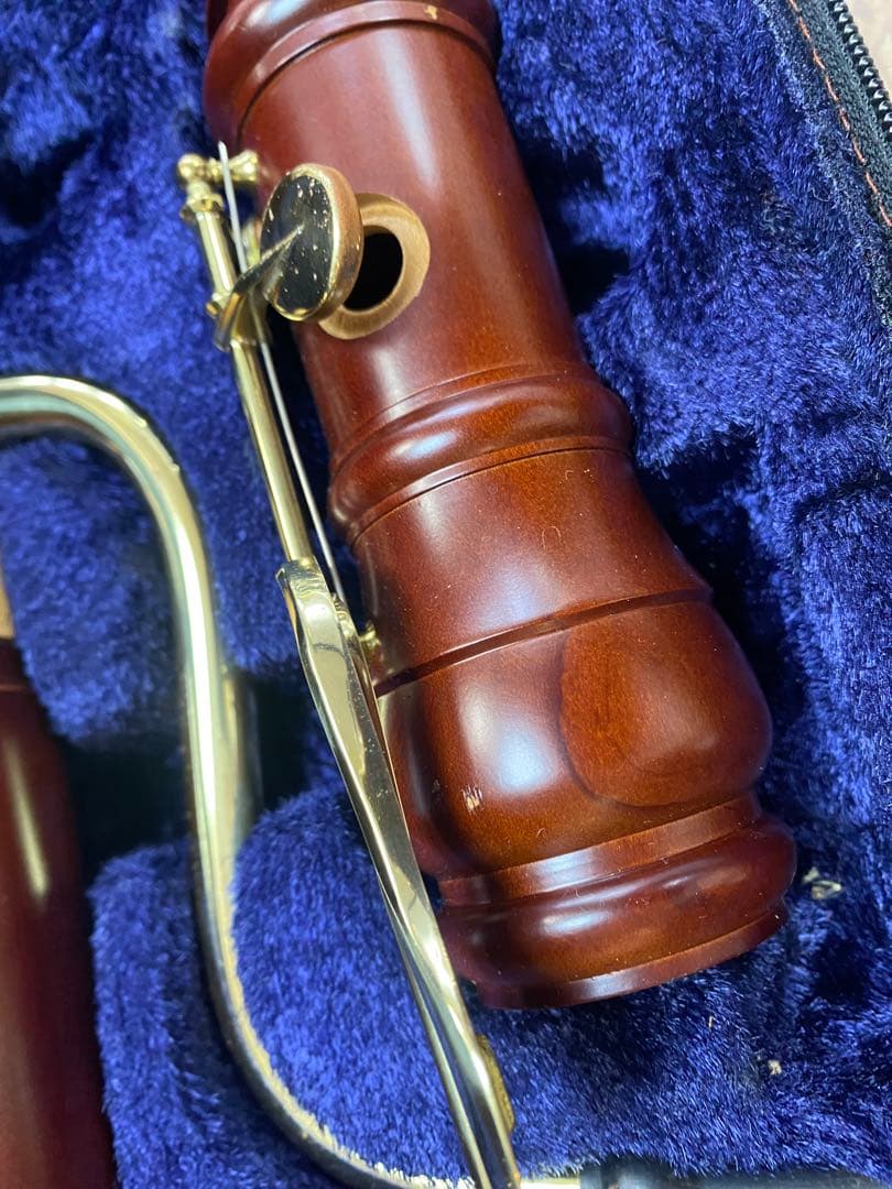 YAMAHA 木製バスリコーダー 専用ソフトケース付き