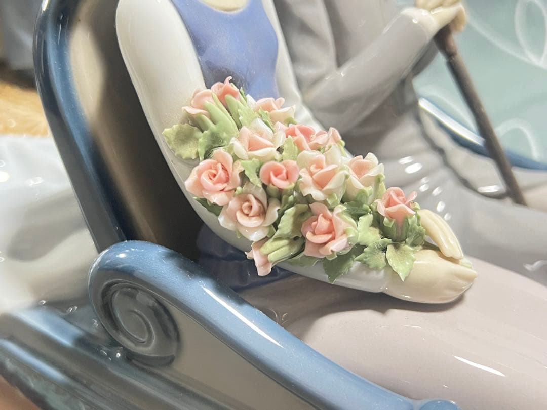 リヤドロ ゴンドラの恋人たち 台付 フィギュリン スペイン製 人形 置物