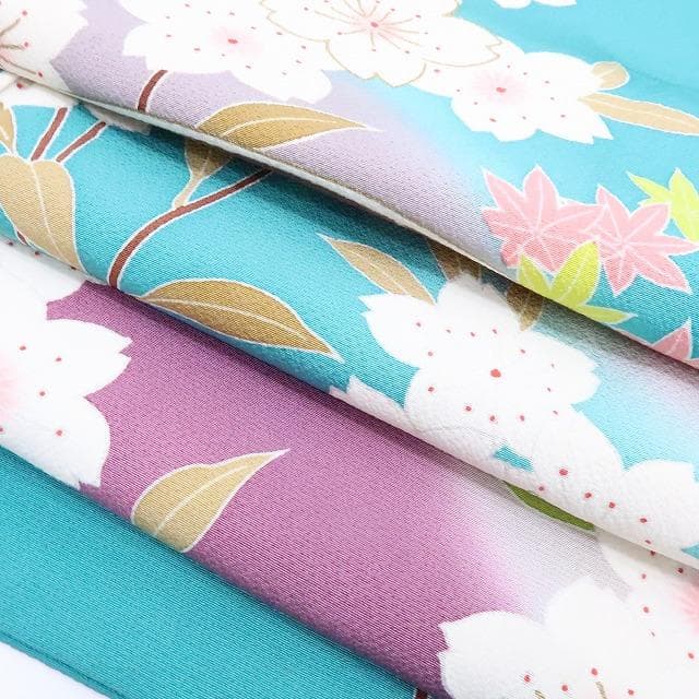 専用Y2882◇正絹 手縫い仕立て 桜 成人式 振袖 着物