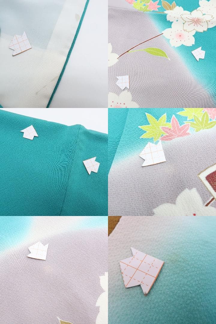 専用Y2882◇正絹 手縫い仕立て 桜 成人式 振袖 着物