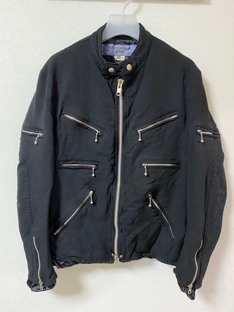 か*ん様 JUNYA WATANABE MAN ポリエステル ライダース S