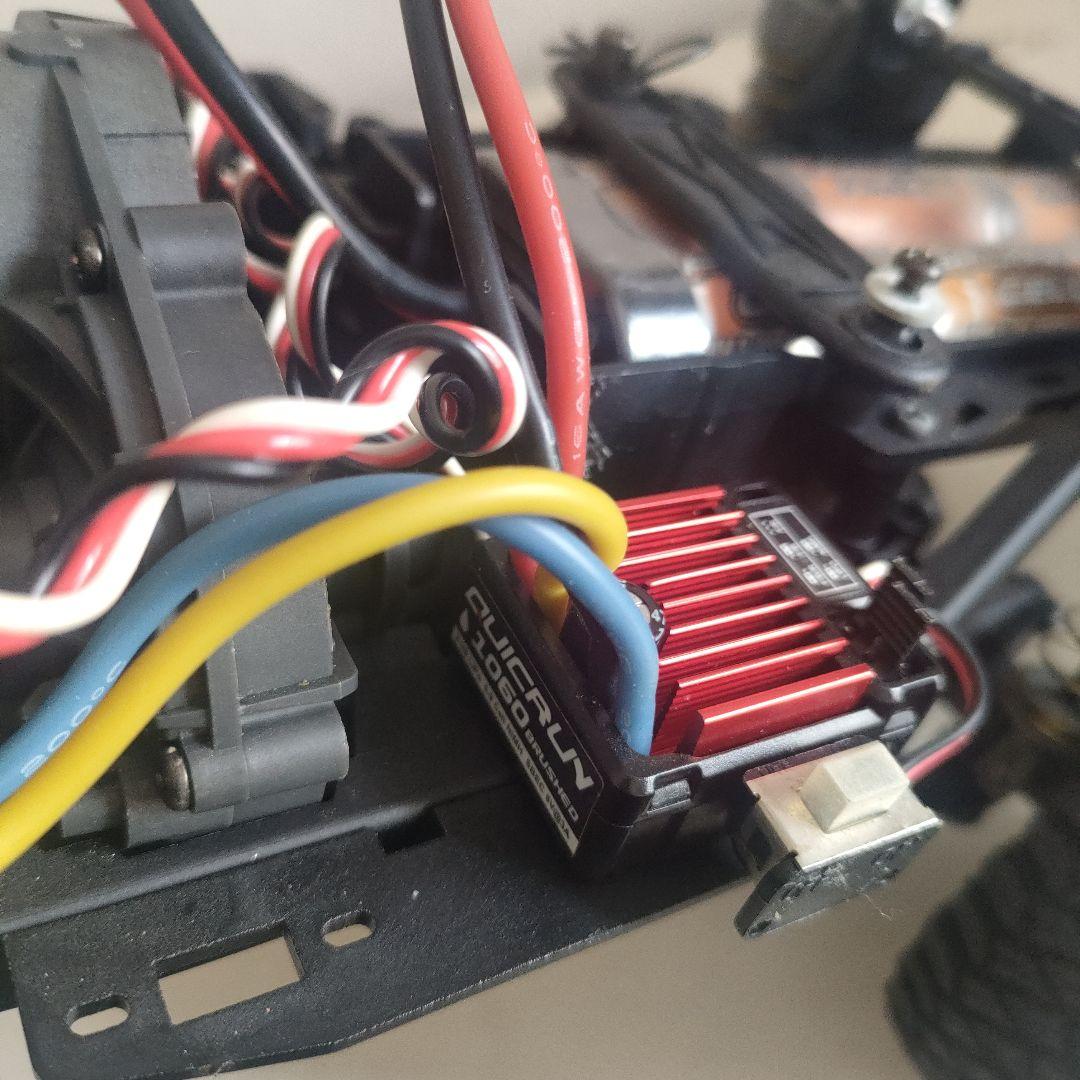 タミヤ1/10RC CC-02シャーシフルセット、 ビートルボディLED付き