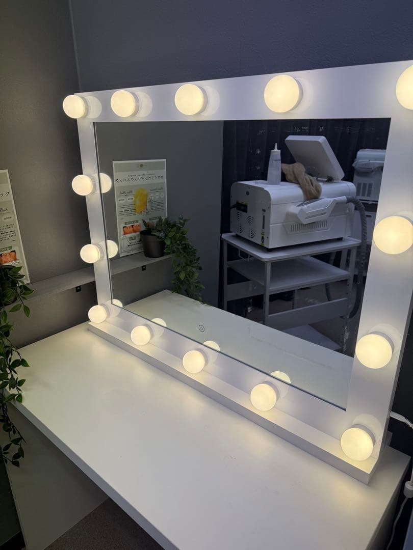 LEDライト付き化粧鏡 大型　直接取引　福井県