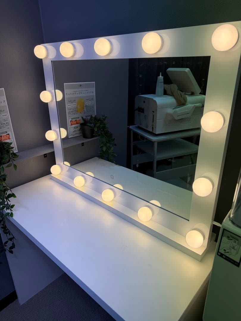 LEDライト付き化粧鏡 大型　直接取引　福井県