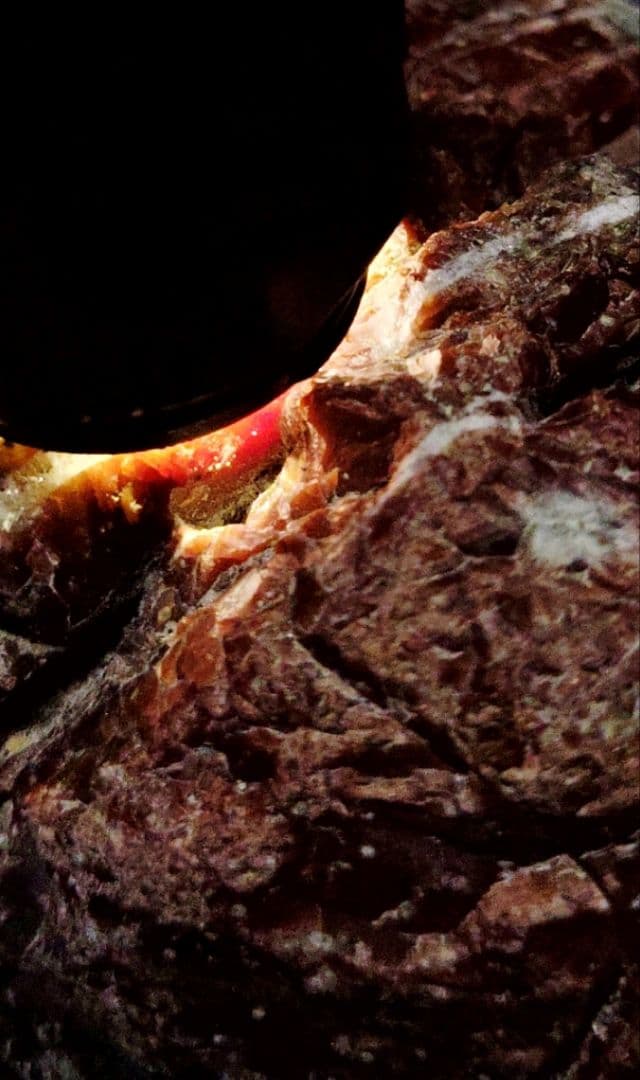 ★赤碧玉✕緑碧玉原石★糸魚川赤玉石【横川・転石・川ズレ・ウブ860ｇ】