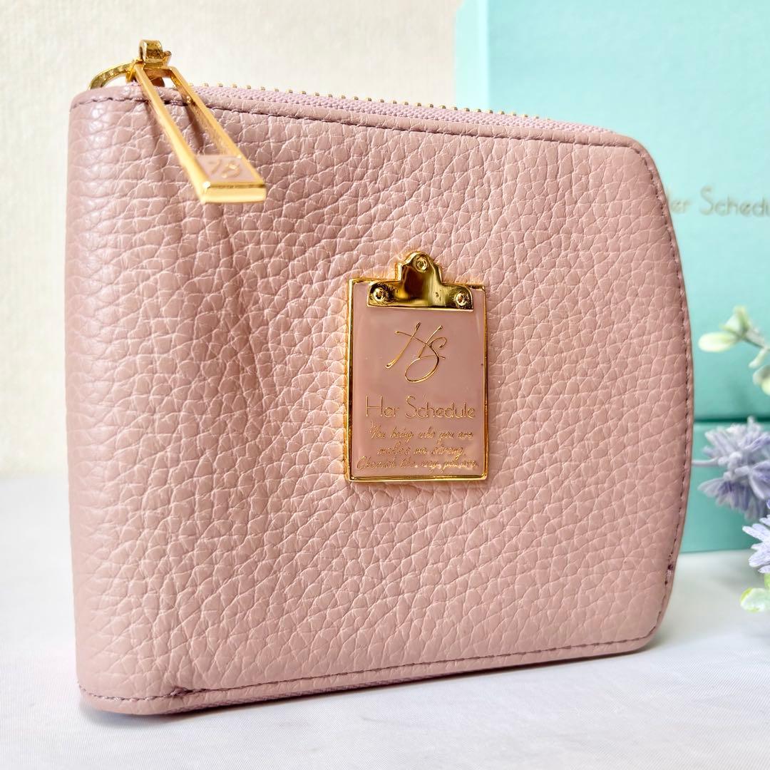 【未使用】　ハースケジュール　チェレット　二つ折りウォレット　財布　コンパクト