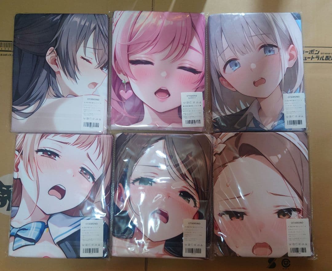 アニメキャラクタータオル 6枚セット