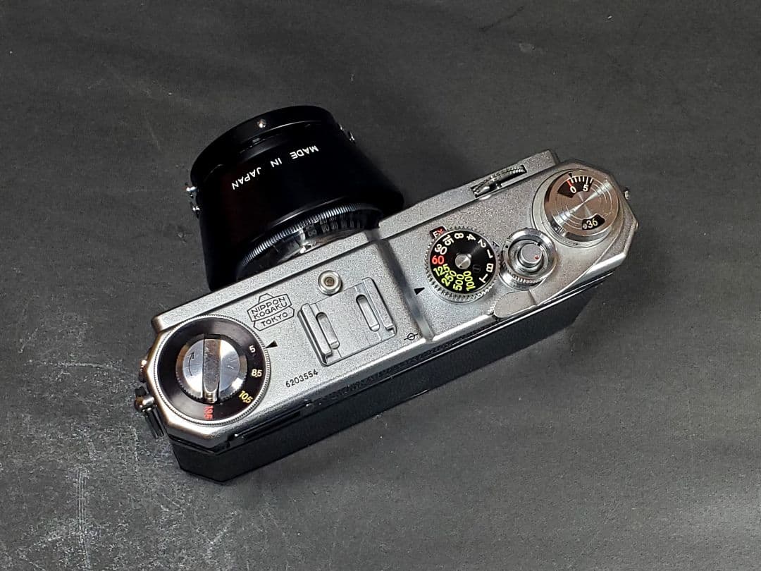 ニコンSP白ボディー50mm1.4　レンズフィルター/新品フード付