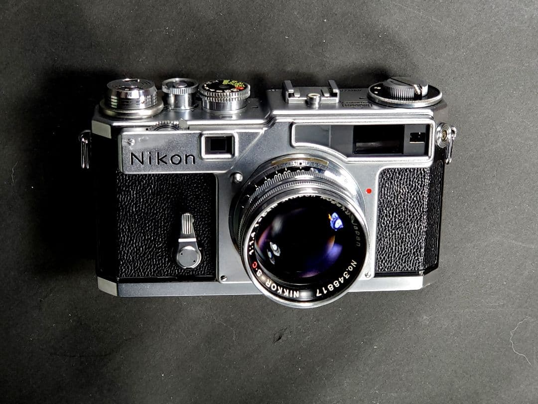 ニコンSP白ボディー50mm1.4　レンズフィルター/新品フード付