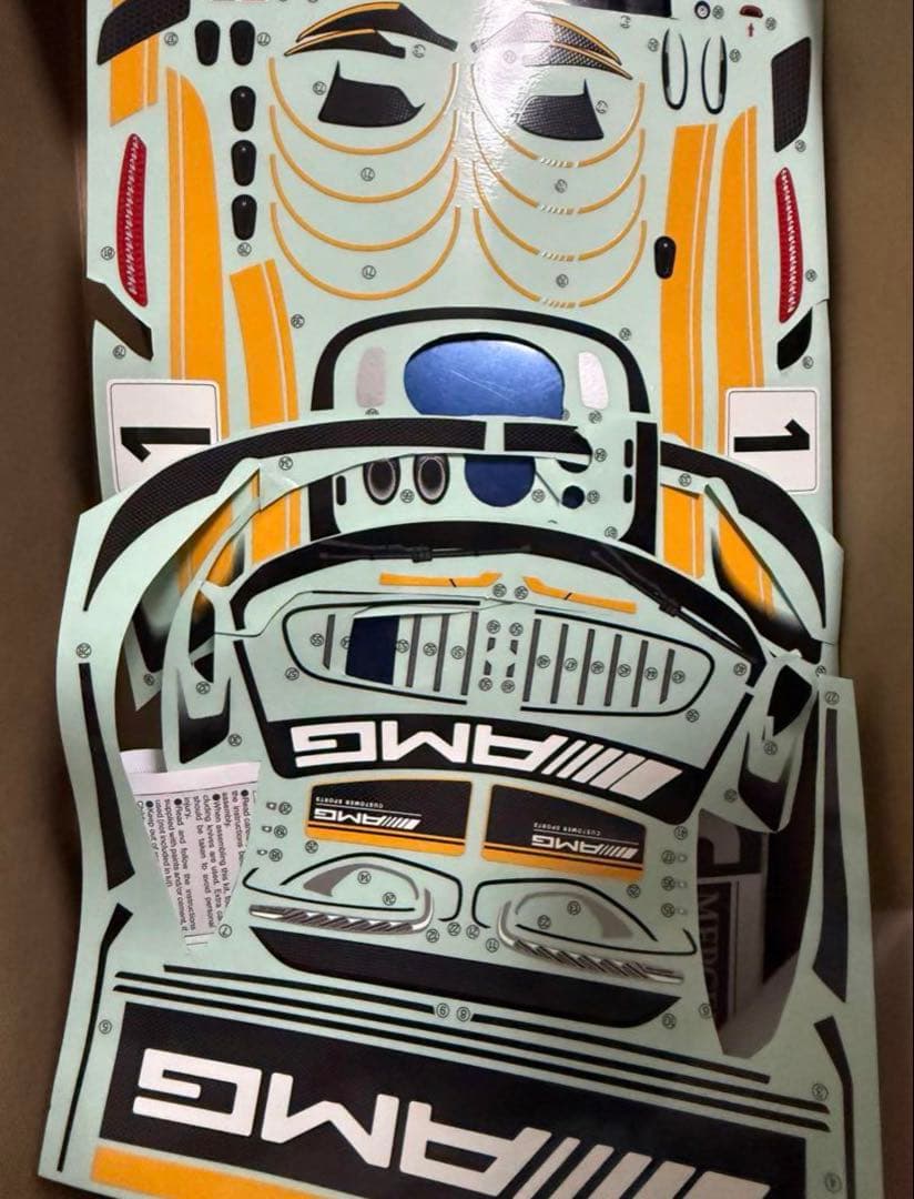 タミヤ ラジコン RC MERCEDES-AMG GT3 塗装済 スペアボディ