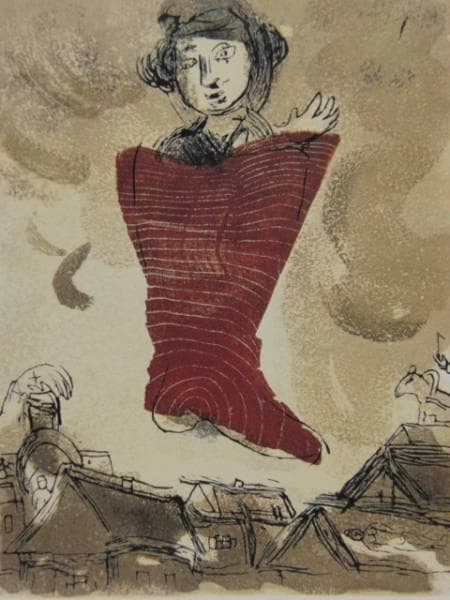 Ｍ・シャガール、ポエム、超希少画集より、新品額装付