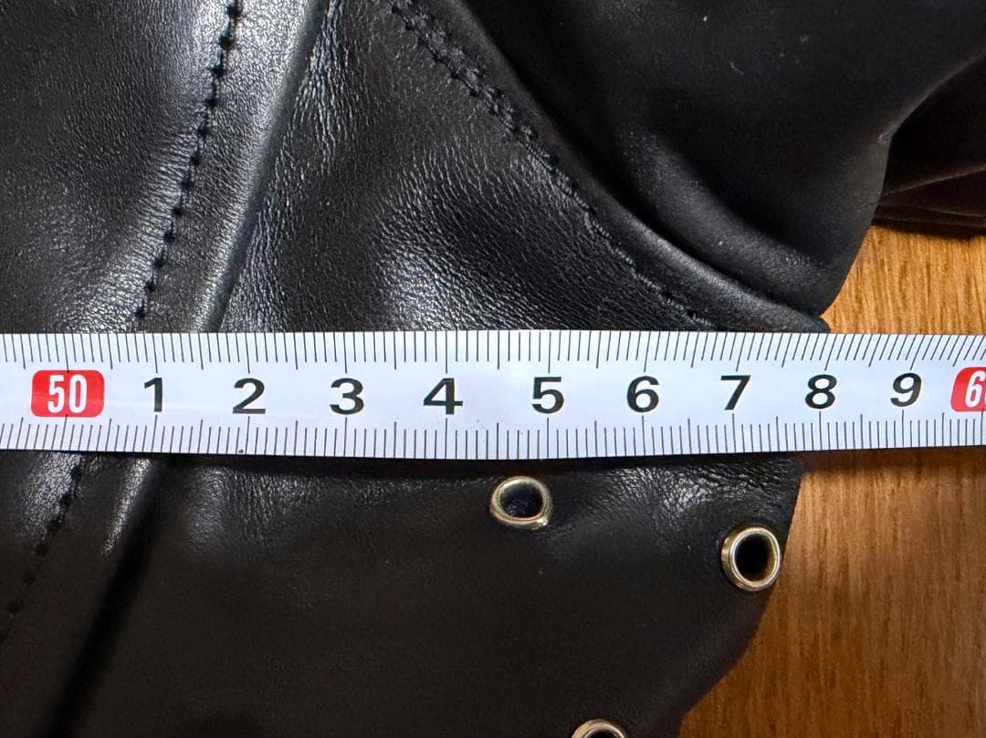 【美品／J.Lサイン入】エアロレザー ハーフベルト 38 自立 ホースハイド