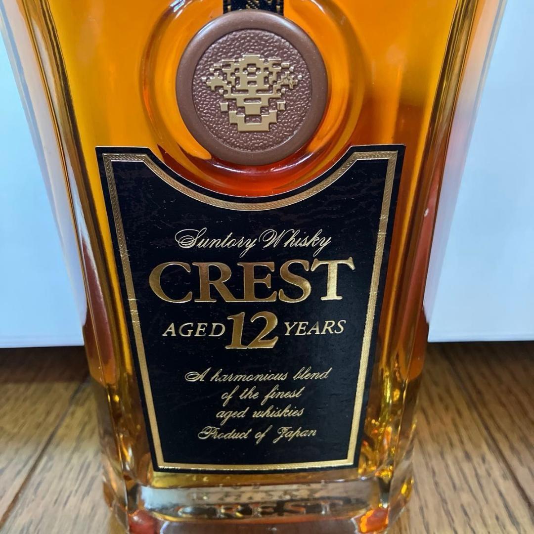 【新品・美品】サントリー クレスト12年 700ml ３本セット