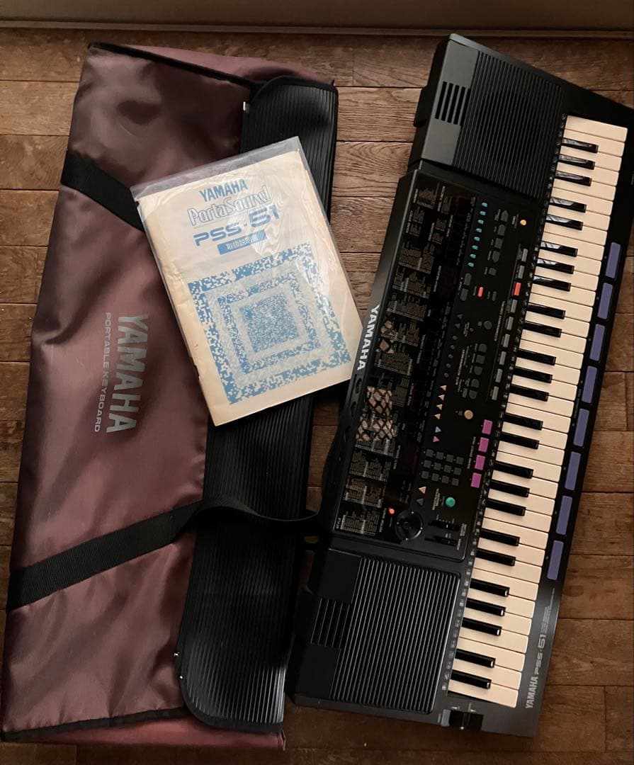 YAMAHA PSS-51 ポータブルキーボード 取扱説明書・専用ケース付