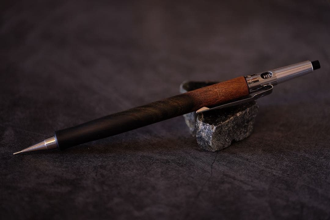 高村杢工房 製図用シャープペンシル　PG5木軸カスタム0090 黒檀