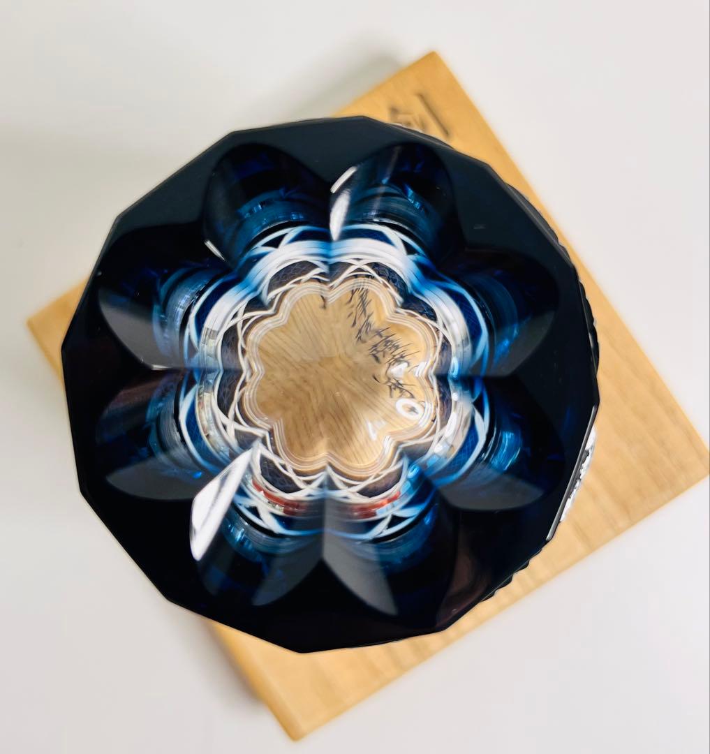 [未使用] 島津薩摩切子　色被せガラス　オールドファッションズタンブラー