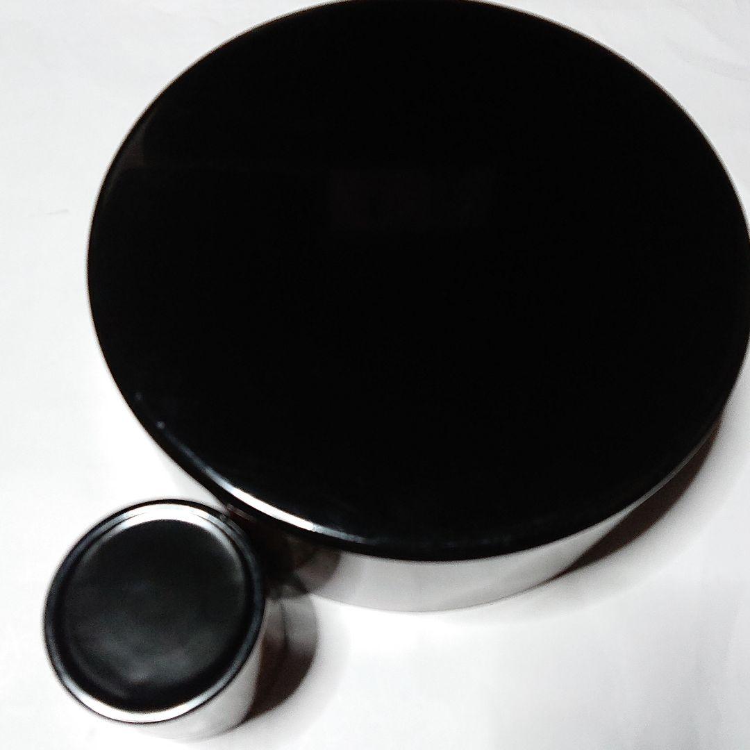 津軽塗唐塗茶櫃と茶筒未使用品