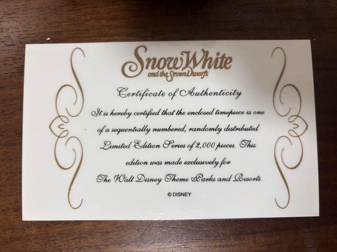 希少　ディズニー　7人の小人　腕時計　マイントレイン　トロッコ　メロディー　時計