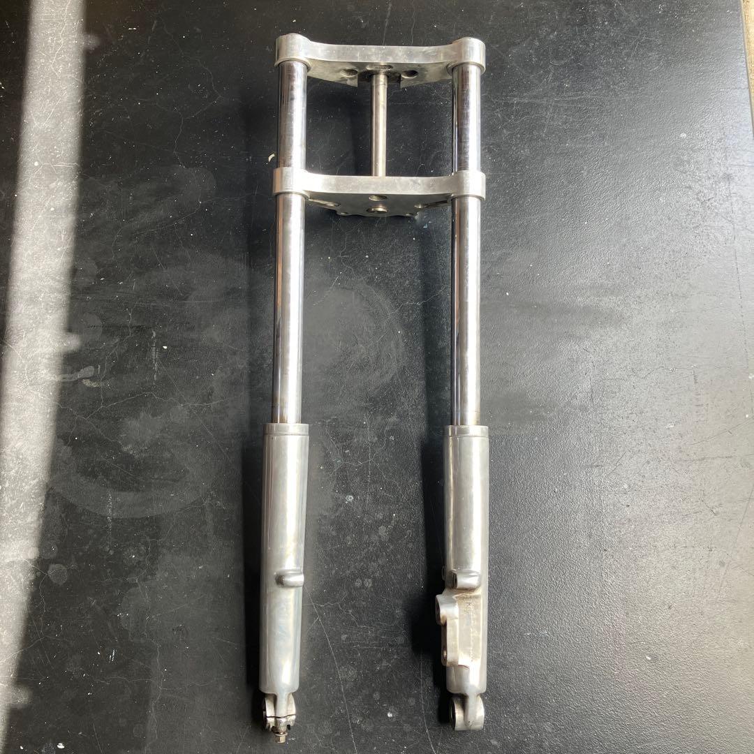 ショベルヘッド41パイ　レイク付きフロントフォーク