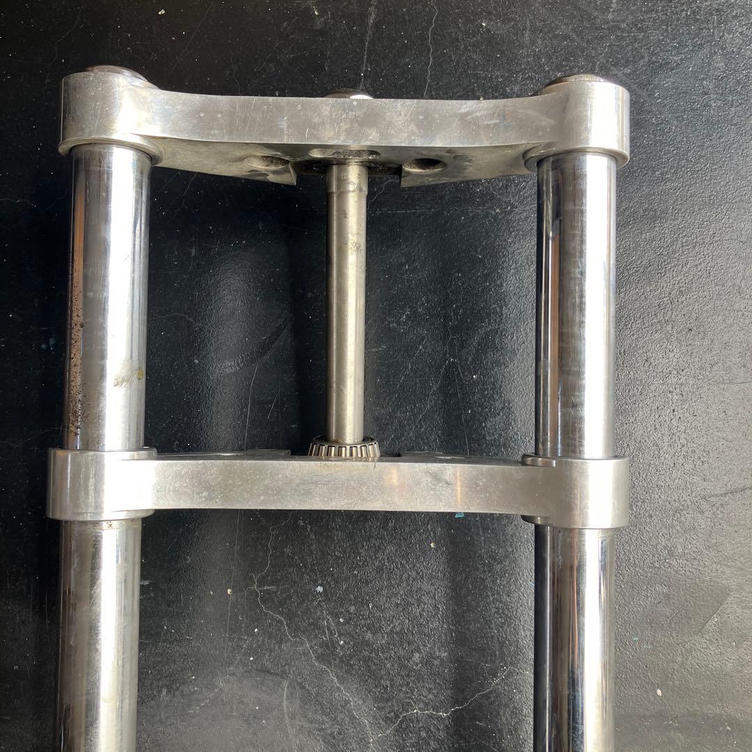 ショベルヘッド41パイ　レイク付きフロントフォーク