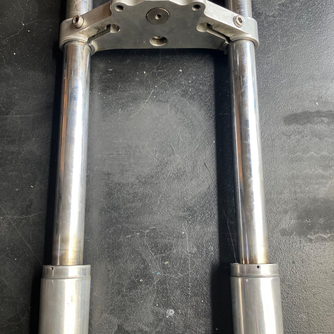 ショベルヘッド41パイ　レイク付きフロントフォーク