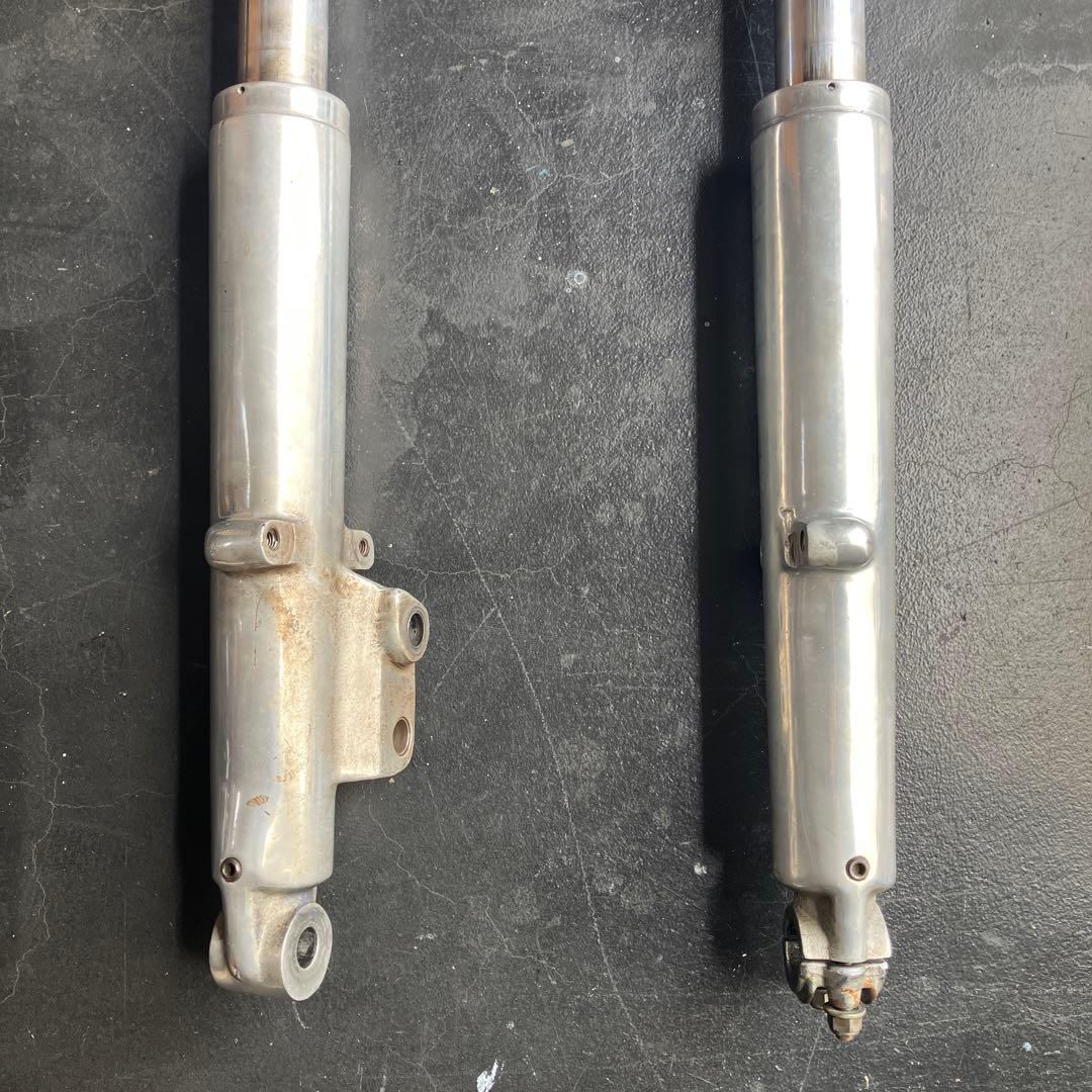 ショベルヘッド41パイ　レイク付きフロントフォーク