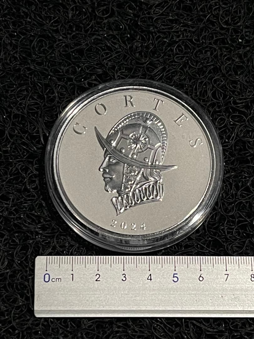 2024年 リベリア「指揮官シリーズ・エルナン コルテス」純銀 5オンス 銀貨