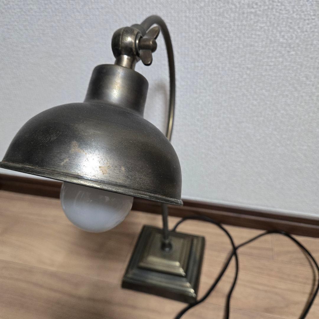 希少　フランス　アンティーク　デスクランプ　蚤の市