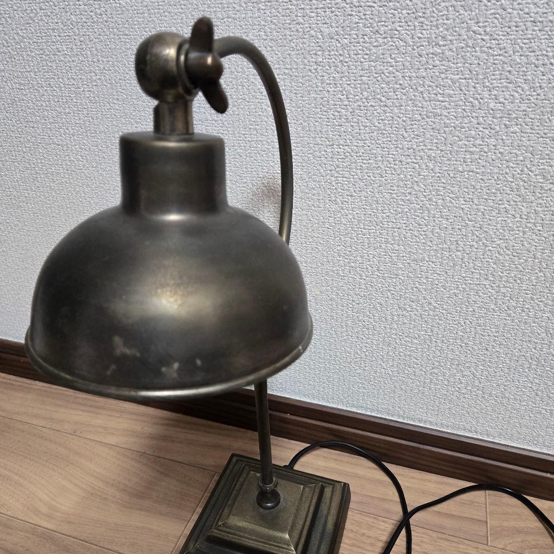 希少　フランス　アンティーク　デスクランプ　蚤の市