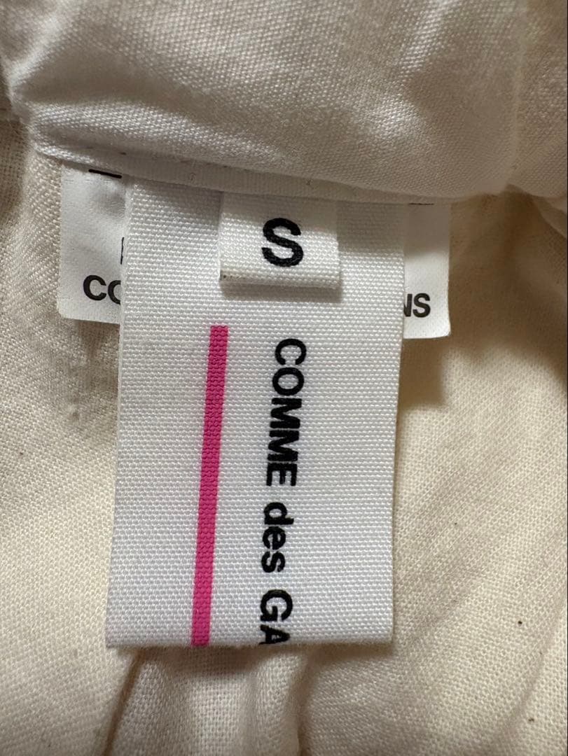 コムデギャルソンガール　赤白スカート