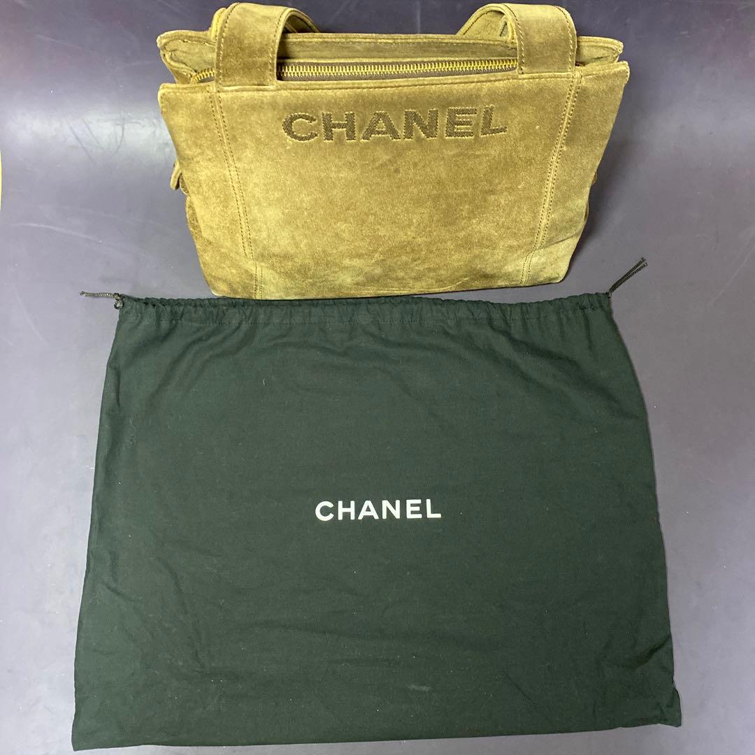 【ヴィンテージ】 CHANEL シャネル　ショルダーバック バックスキン 茶