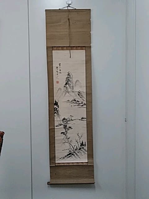 【掛軸】杉谷雪樵の山水画