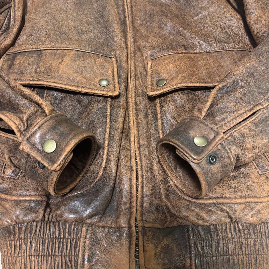 【かみさん】SubUrban A-2フライトジャケット　ブラウン　M