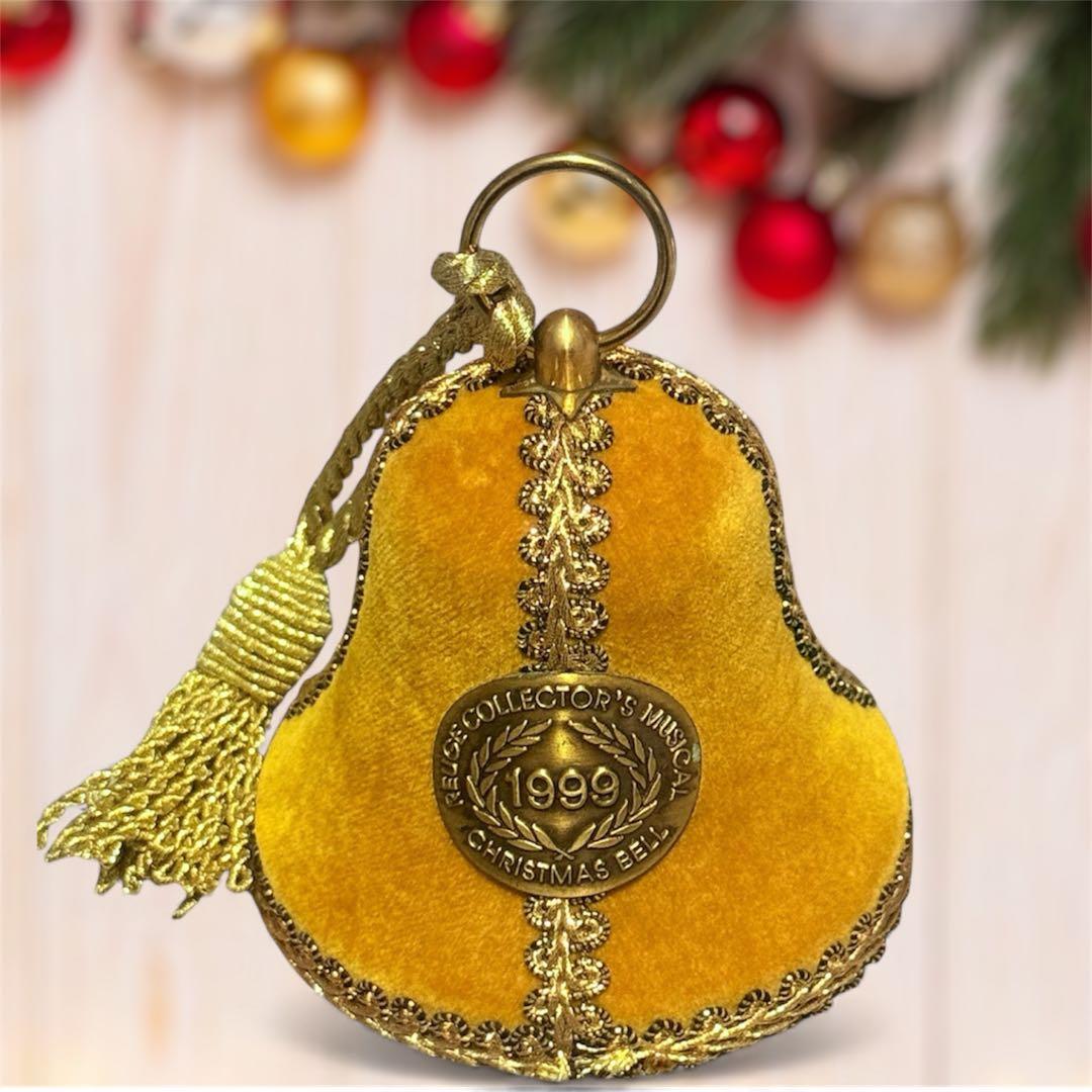 【美品】スイス製 リュージュ1999年 コレクターズ クリスマスベル オルゴール