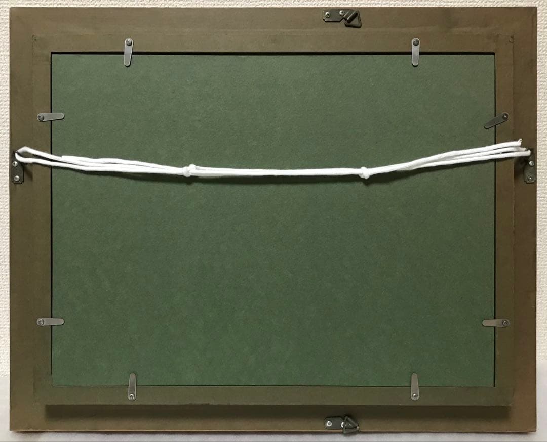 小川馨生「富士望遠」 4号 油彩 油絵 絵画 風景画 富士山 木製額縁