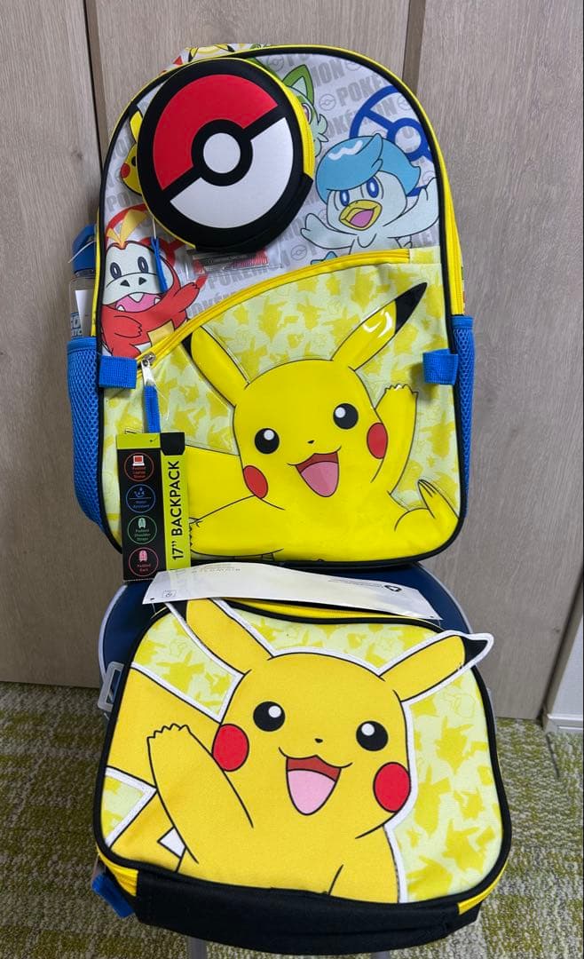 ポケモンピカチュウリュック 5点➕カードPokémon5PC SET➕cards