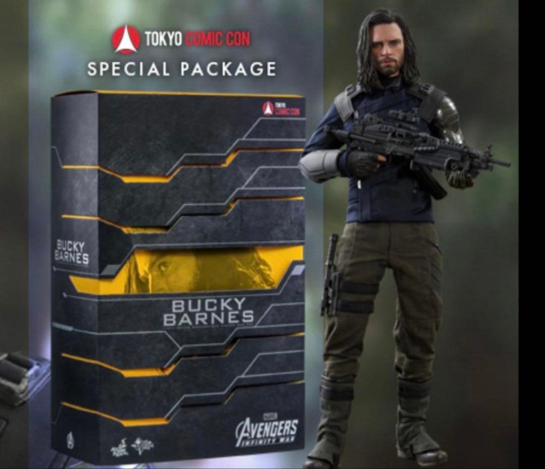 セバスチャンスタン　バッキーバーンズ　フィギュア　ホットトイズ　東京コミコン