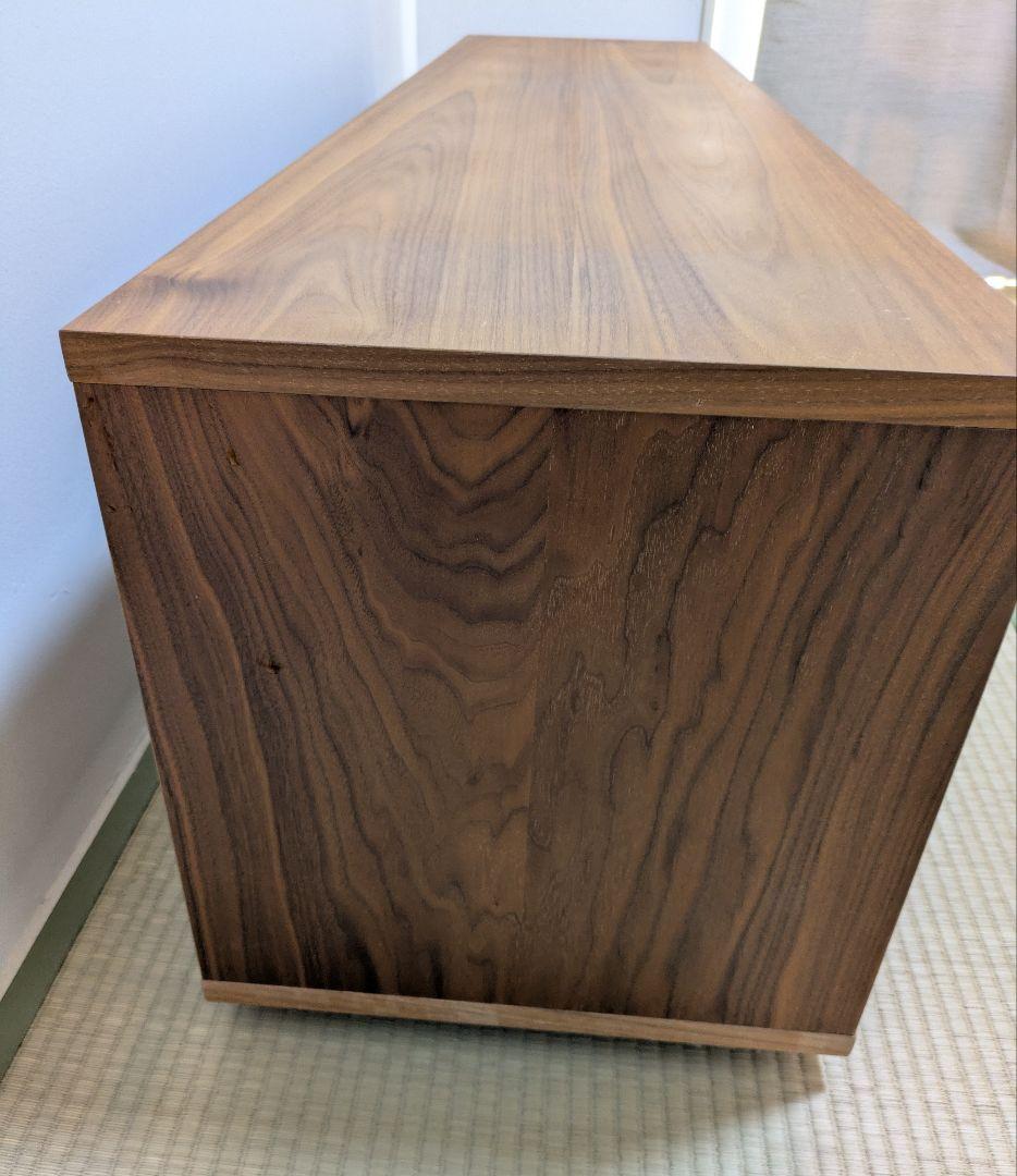 無印良品　木目調 シンプル テレビ台 収納付き